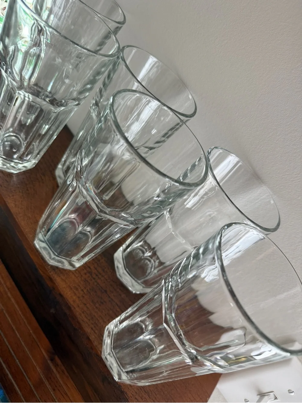 Libbey Duratuff: Clear Glass Tall Drinking Tumblers - Set of 6